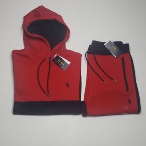 4x polo sweat suit